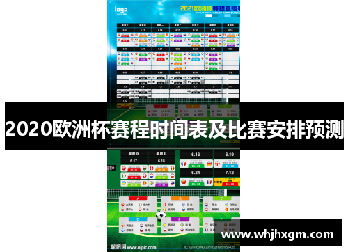 2020欧洲杯赛程时间表及比赛安排预测